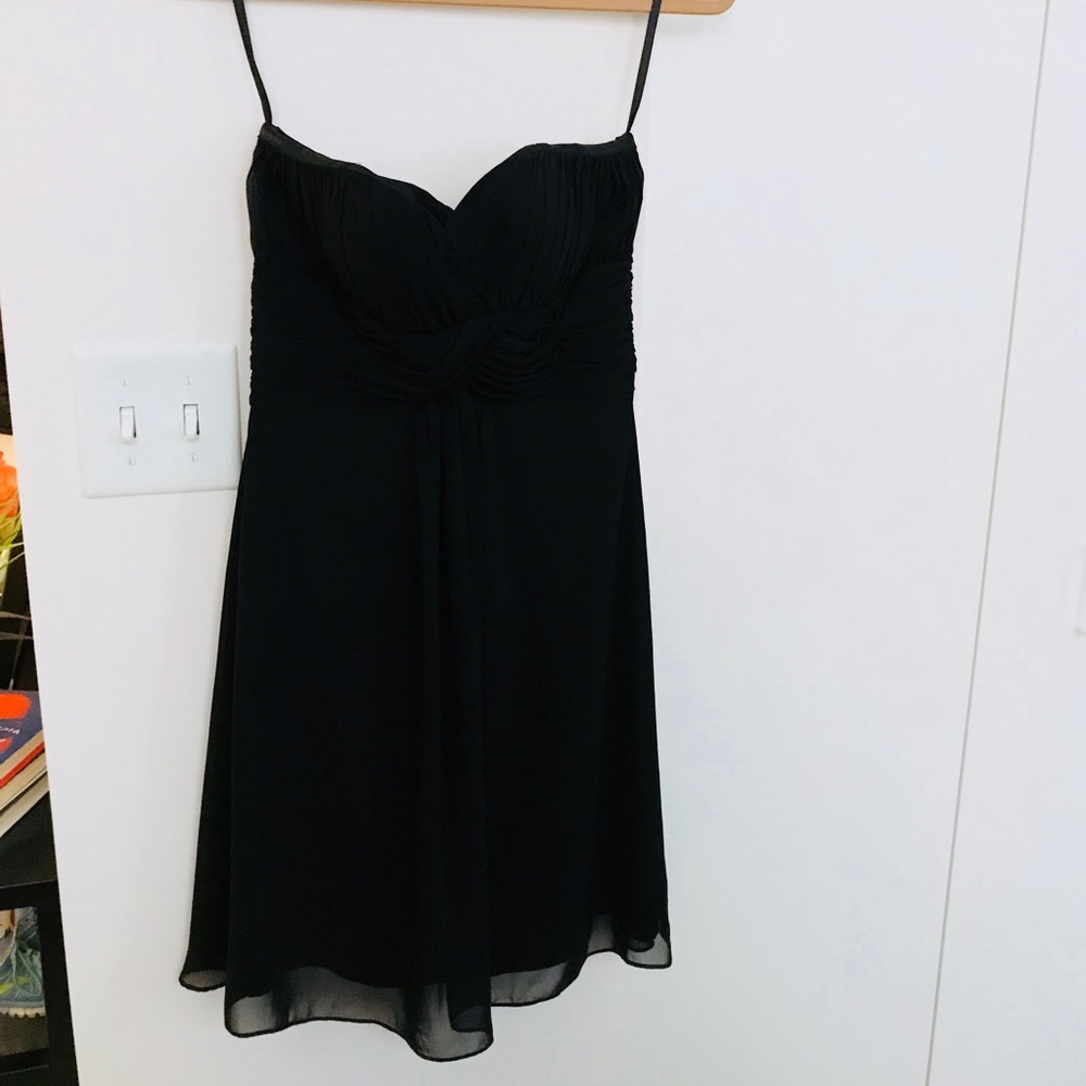 Strapless black LBD!